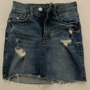Aeropostale 000 denim skirt